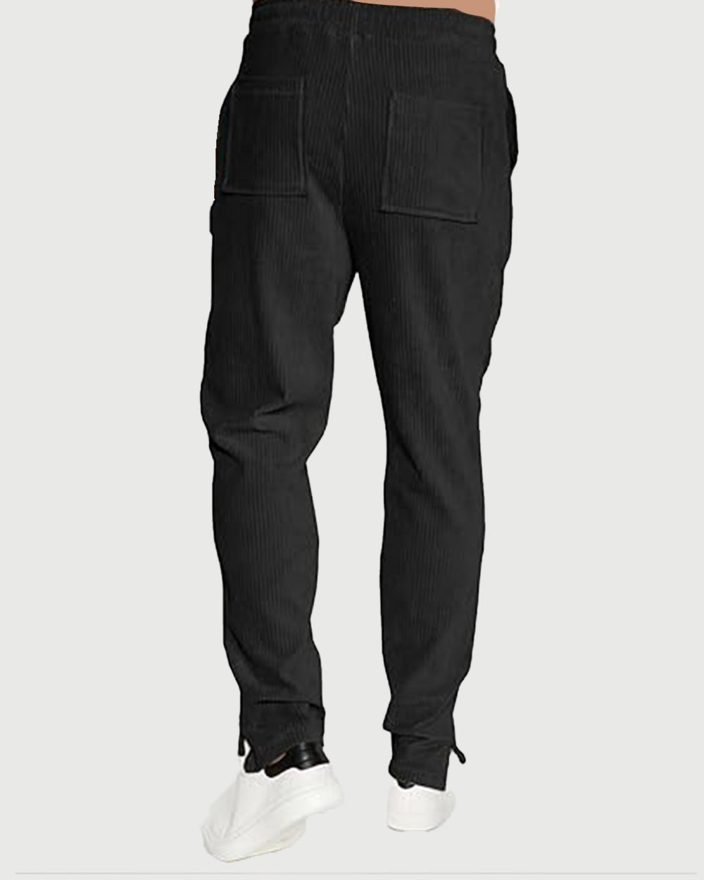 Widasio Corduroy Track Pant - Black