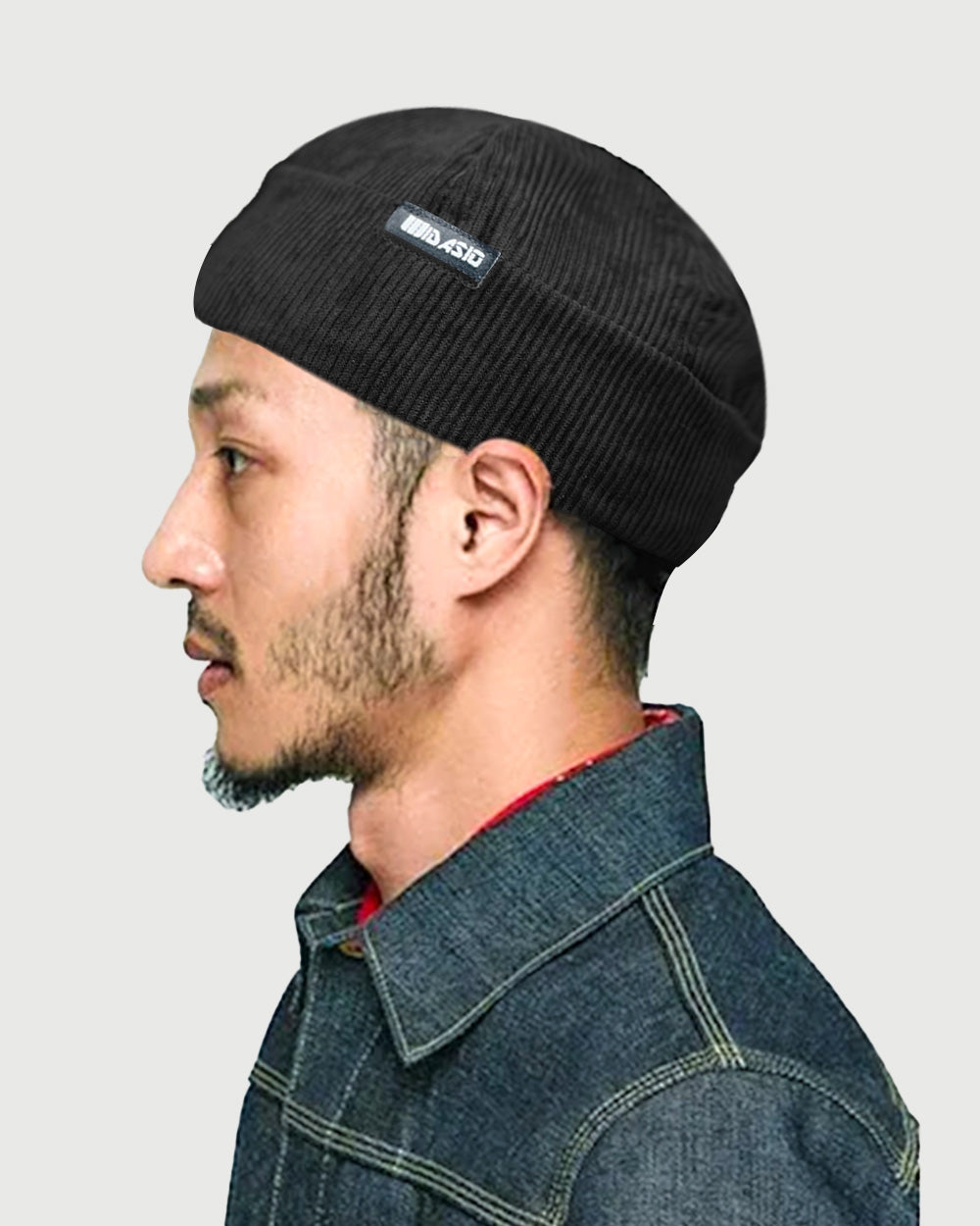 WIDASIO Corduroy  Beanie - Black