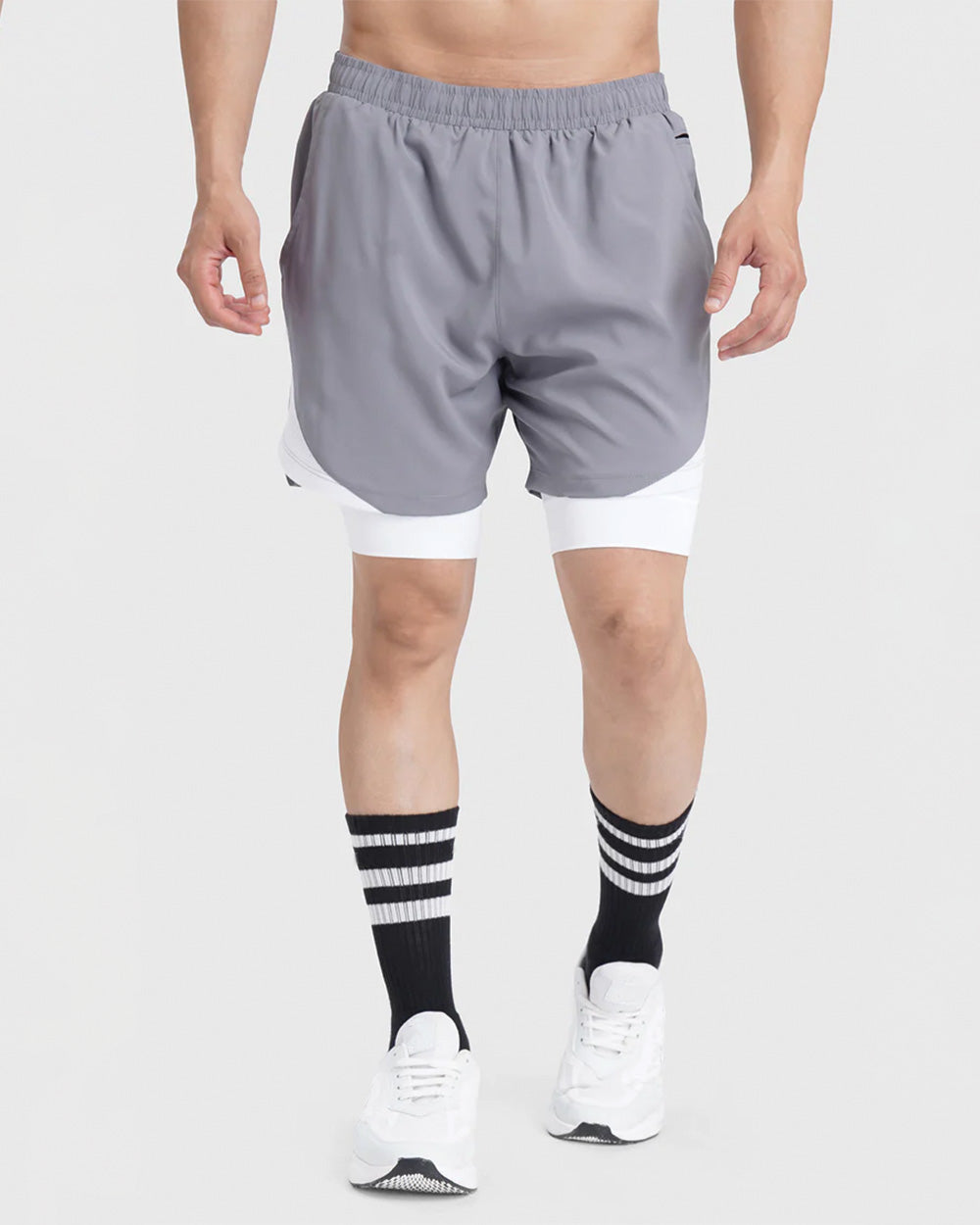 Tetra-Lite 5” Mesh Shorts - Grey