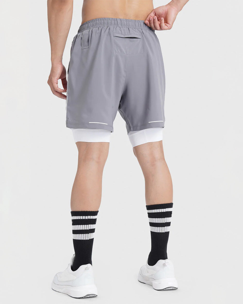 Tetra-Lite 5” Mesh Shorts - Grey